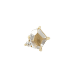 Elicit – 14K Gold CZ Baguette Threadless End