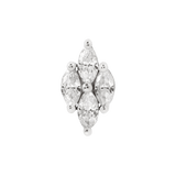 Dream On – 14K Gold Marquise CZ Threadless End