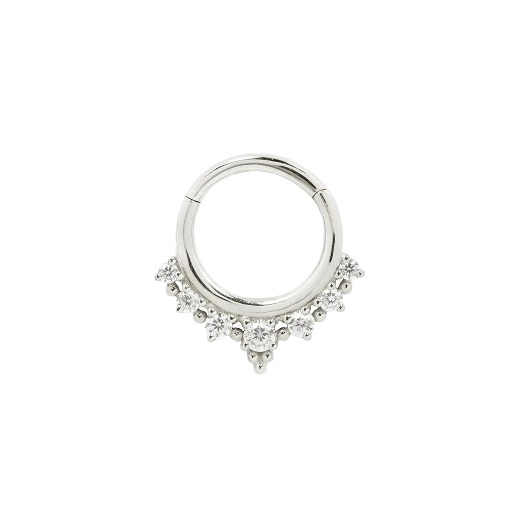 Lala – CZ – 14K Gold Clicker