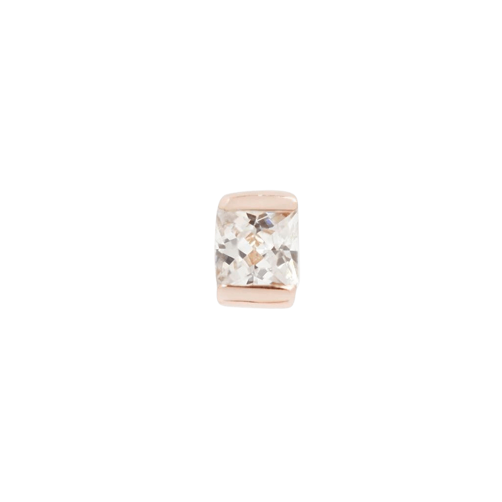 CEO – 14K Gold CZ Threadless End