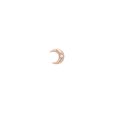 Moonshine CZ – 14K Gold Threadless End