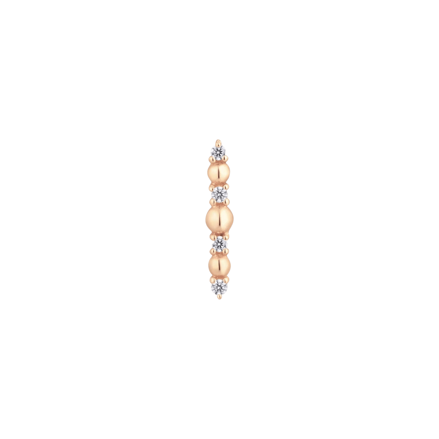 Chance 14K Gold CZ Threadless End – Timeless Sparkle