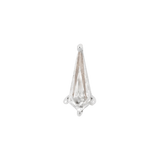 Soho - Kite Cut CZ - 14K Gold Threadless End