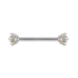 Gemma Trios CZ – Forward Facing – Threadless End