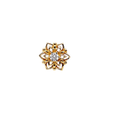Mandala Cz – Charity 14K Gold Threadless End