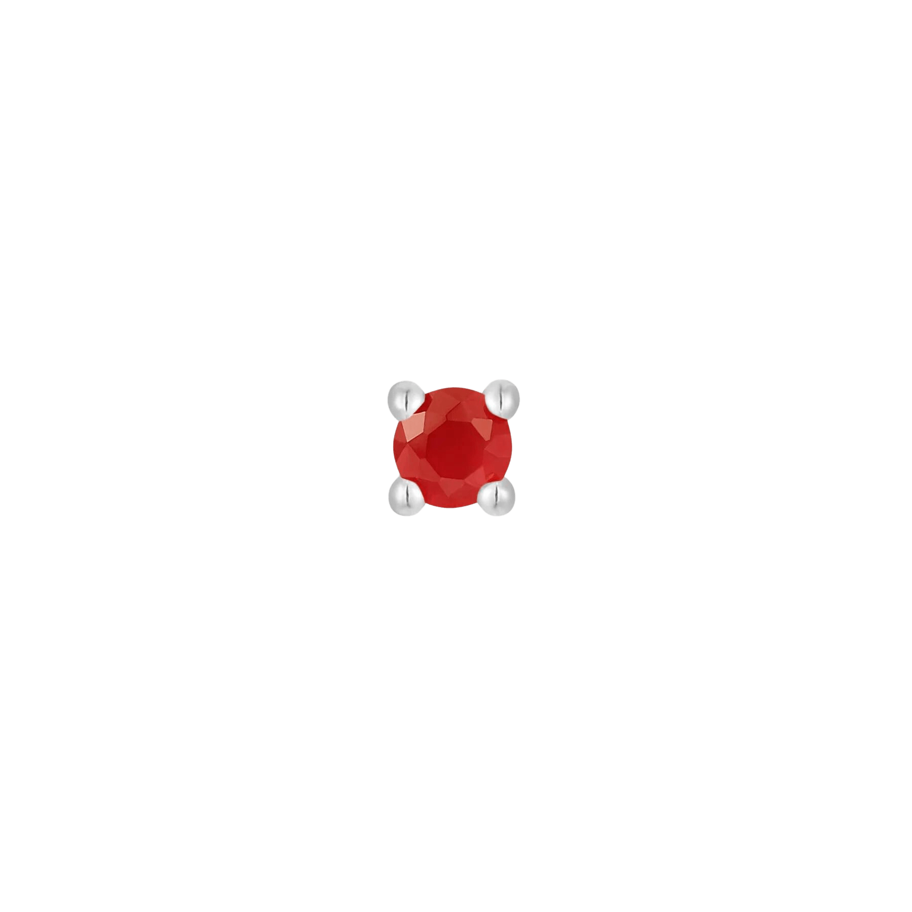 Garnet Prong – Threadless End