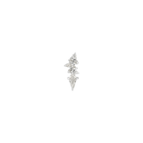 Mixt – CZ Threadless End – 14K Gold