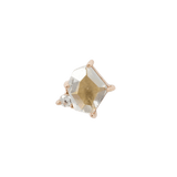 Elicit – 14K Gold CZ Baguette Threadless End