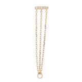 Auralie - Cz - Embout sans fil doré