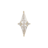 Hi, Society – 14K Gold Threadless End with CZ