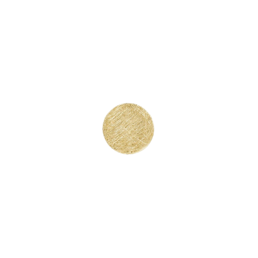 Textured Disk – 14K Solid Gold Threadless End