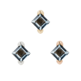 Celestial – 14K Gold London Blue Topaz Threadless End