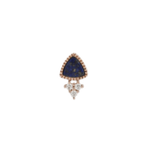 Backstage Pass – 14K Gold Lapis & CZ Threadless End