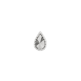Stay Gold – 14K Solid Gold Pear Threadless End