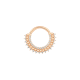 Heart of Gold – 14K Gold Clicker with Swarovski CZs