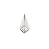 Chelsea – 14K Gold Princess-Cut CZ Threadless End