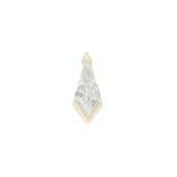 No Sleep Till Brooklyn – CZ – 14K Gold Threadless End