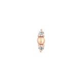 Crushing 14K Gold Threadless End – Swarovski CZ