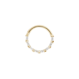 Loved – CZ – Solid 14K Gold Clicker