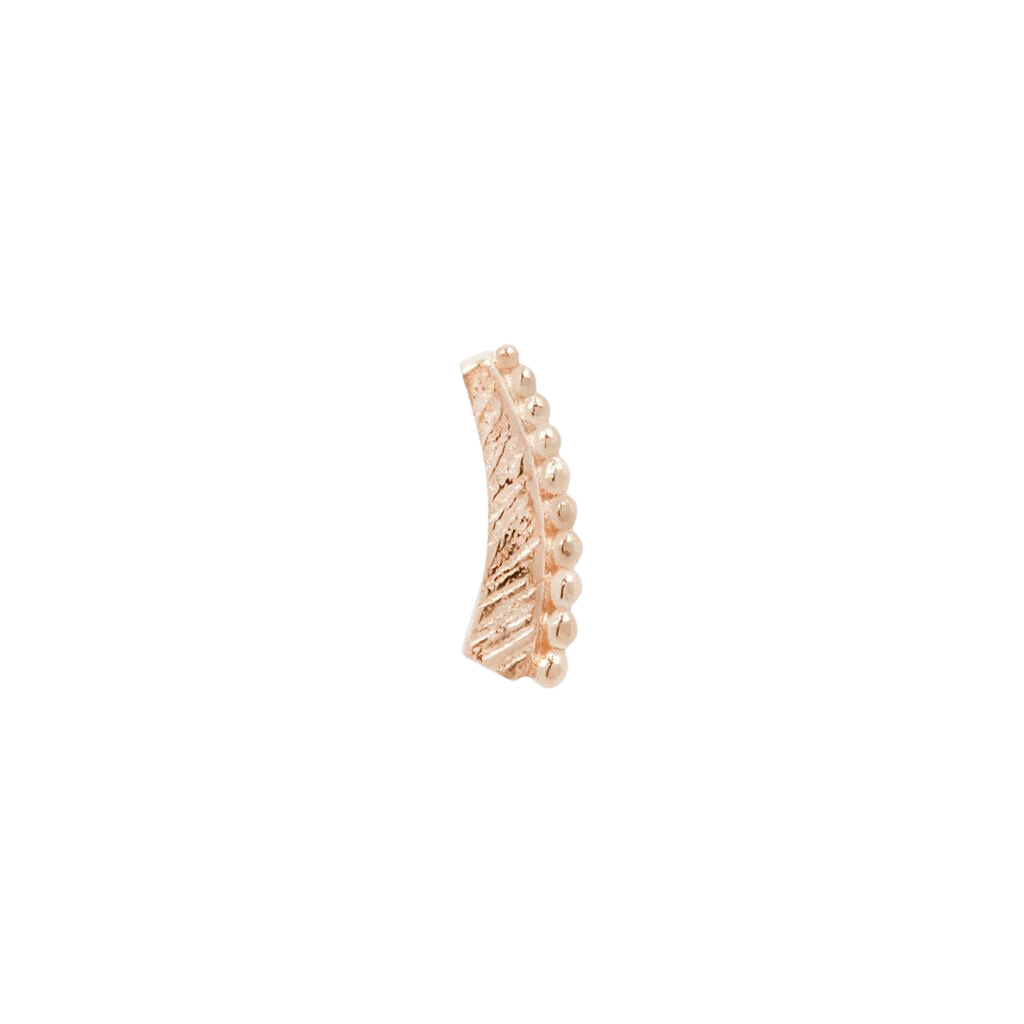 Soar – 14K Gold Threadless End
