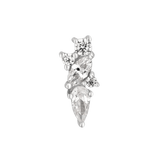Visionary – 14K Gold CZ Threadless End