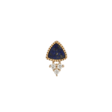 Backstage Pass – 14K Gold Lapis & CZ Threadless End