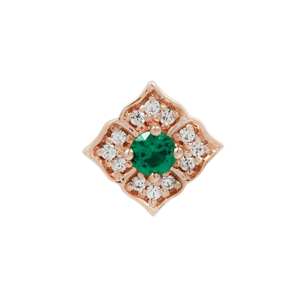 Grace - Green Spinel - Threadless End