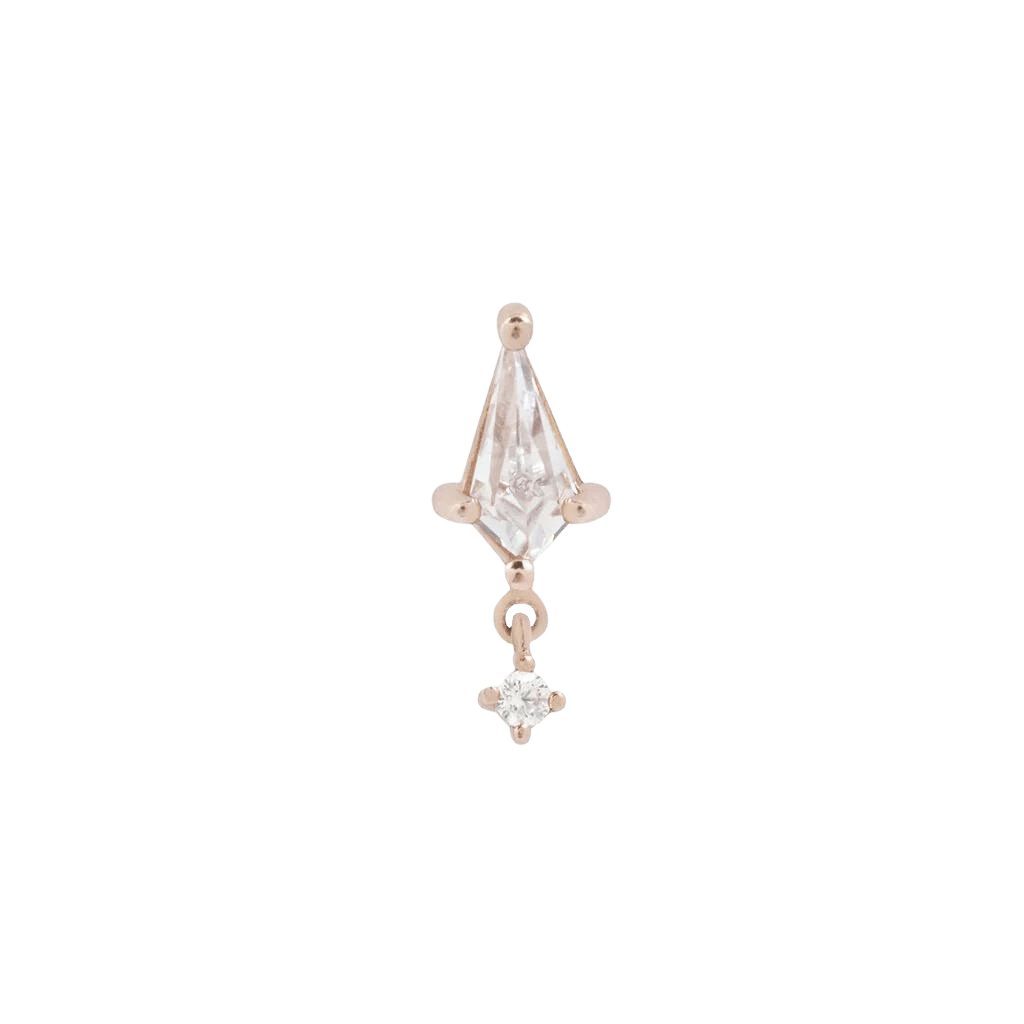 It'S All Happening - Dangle Cz - Threadless End