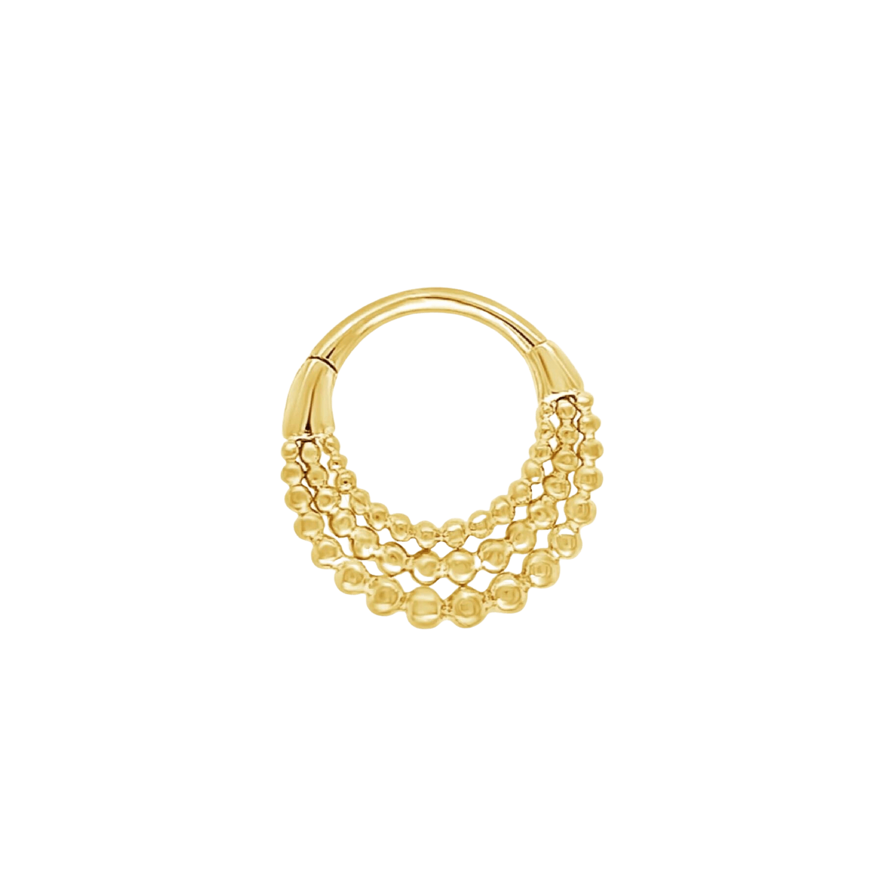 FAME - SOLID 14KT GOLD CLICKER piercing-zone.com