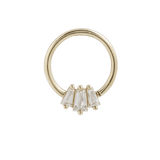 GEMMA TRIOS CZ SEAMLESS RING piercing-zone.com