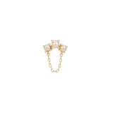HALSTON PEARL + CHAIN - THREADLESS END piercing-zone.com