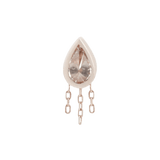 LET'S DANCE - CZ + CHAIN - THREADLESS END piercing-zone.com