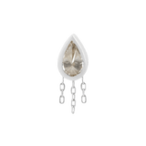 LET'S DANCE - CZ + CHAIN - THREADLESS END piercing-zone.com