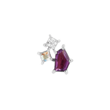 LYRA - AMETHYST + MERCURY MIST TOPAZ + CZ - THREADLESS END piercing-zone.com