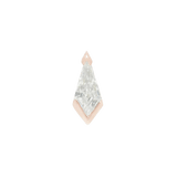 Macro Detail of Kite-Cut CZ and Polished Gold


