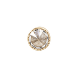 MILGRAIN REVERSE SET CZ - THREADLESS END piercing-zone.com