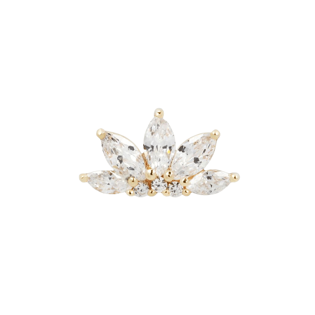 MINI VALENTINA - CZ - THREADLESS END piercing-zone.com