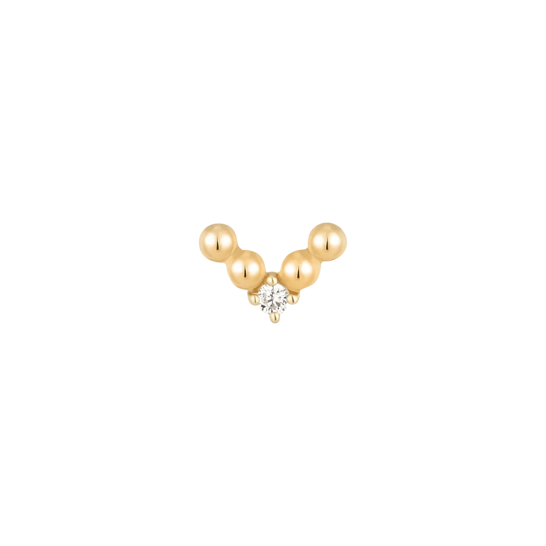 Voodoo in Yellow Gold – Studio Light on Jewelry Display