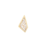 Transcend – CZ – 14K Gold Threadless End