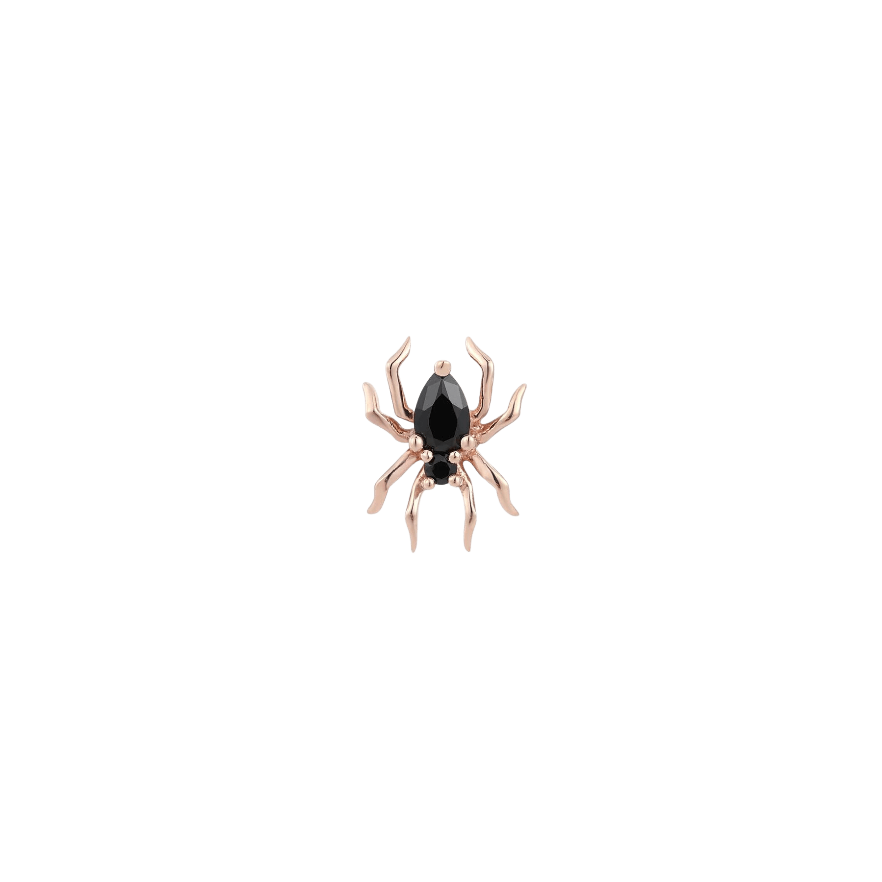 Arachne - Black Spinel - Threadless End
