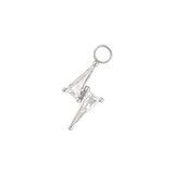 Electrify – 14K Gold CZ Lightning Charm