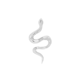 Serpent – Sleek Snake 14K Gold Threadless End