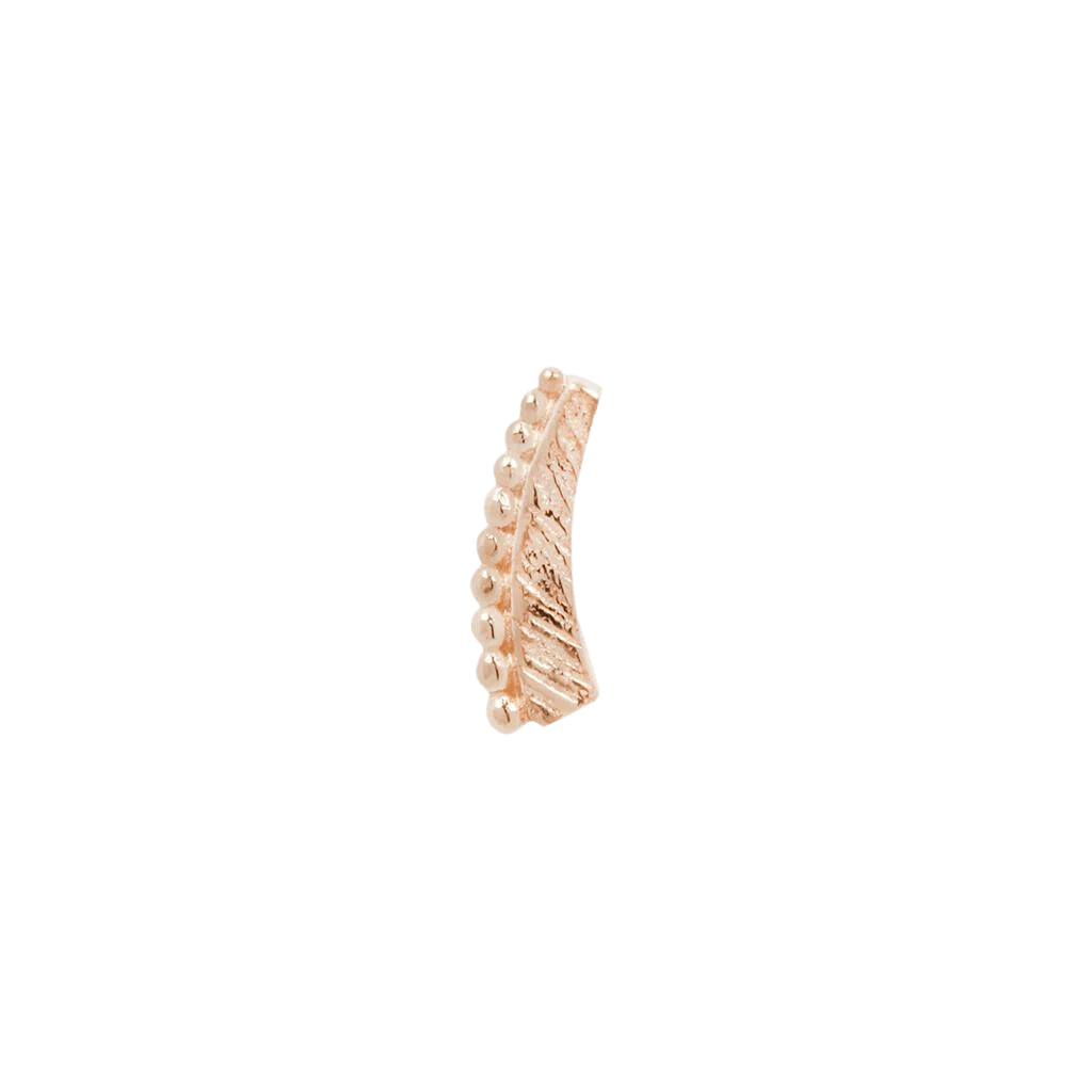 Soar – 14K Gold Threadless End