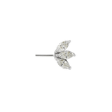 Moet CZ – 14K Gold Forward-Facing Threadless End