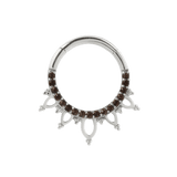 Indra – Smokey Quartz – 14K Gold Clicker