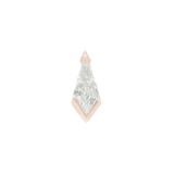 No Sleep Till Brooklyn – CZ – 14K Gold Threadless End