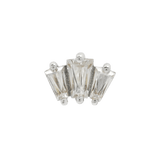 Gemma Trios – CZ – Threadless End