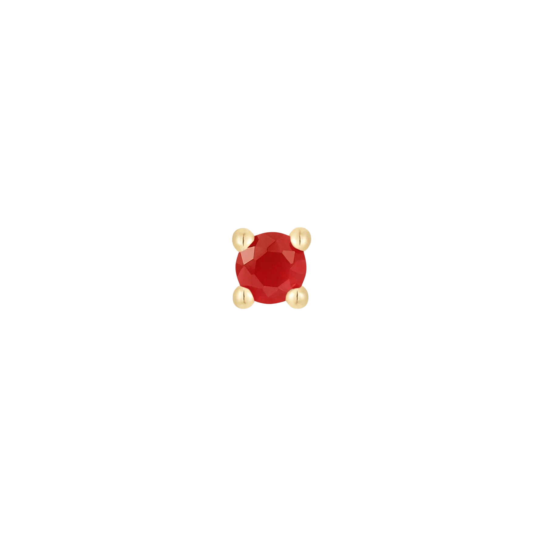 Garnet Prong - Threadless End