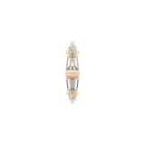 Essential – 14K Gold Swarovski CZ Threadless End