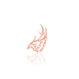 Chained Antler Chains – 14K Gold Threadless End